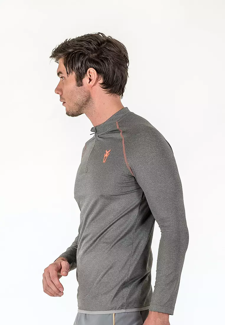 Men Alacrity Long Sleeve Top (Grey)