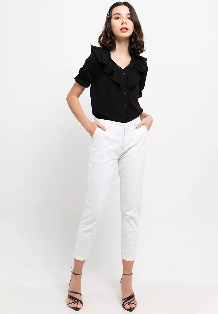 Taylor Ruffle Blouse
