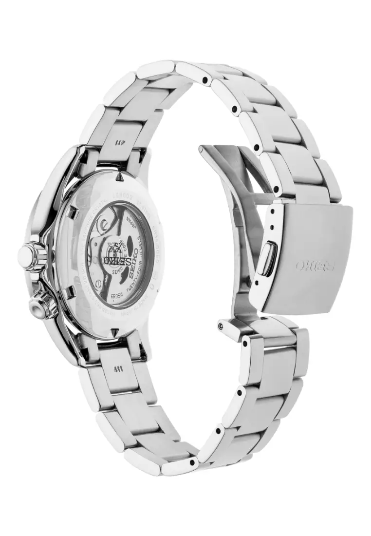 精工 Prospex “Alpinist” 黑色錶盤不鏽鋼錶帶 200M 防水自動手錶 SPB117J1