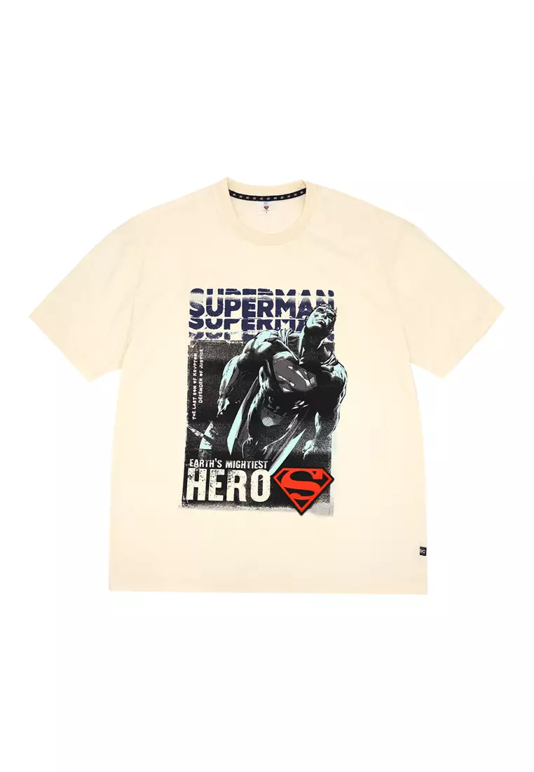 Mens Licensed Oversize Graphic T-Shirt "Earth's Mightiest Hero"