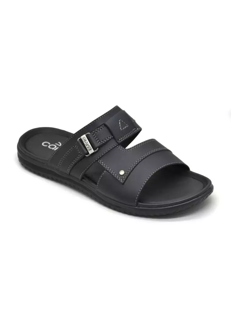 Jual Carvil Carvil Sandal Pria Brighton-03 M Black Original 2026 ...