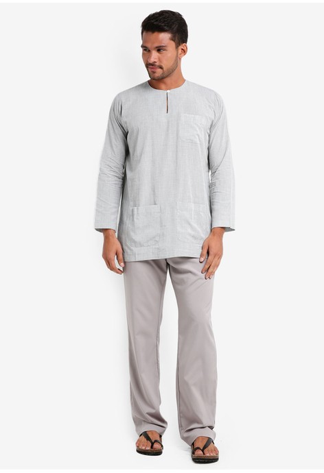PENAWARAN Checkered Baju  Melayu  Teluk  Belanga 