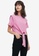 URBAN REVIVO pink Casual T-Shirt B5628AA2242FCEGS_1