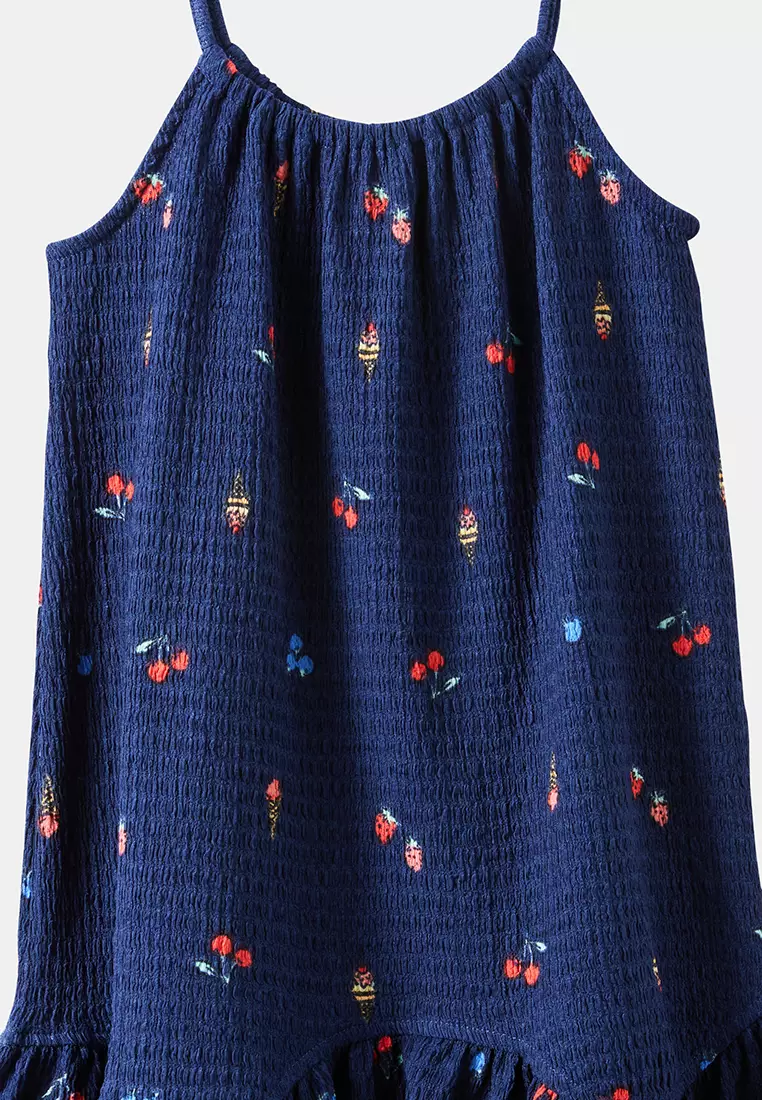 Hazel Scalloped Sleeveless Dress