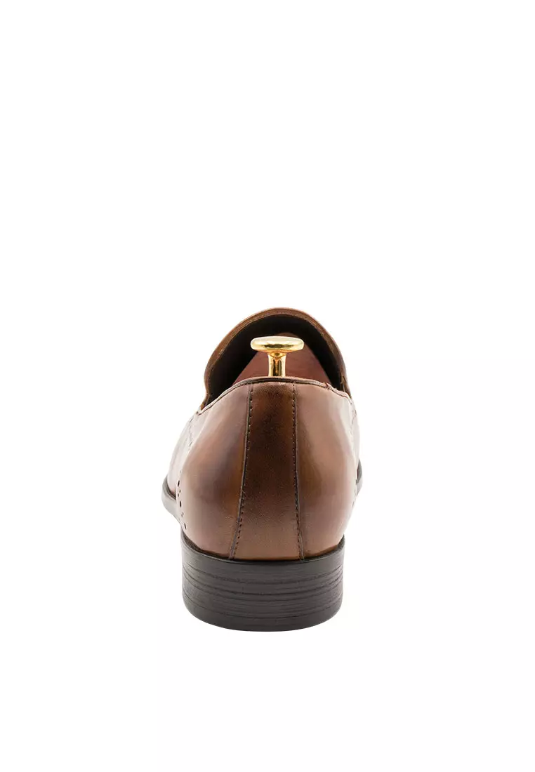 Pergamino Chestnut Tassel Loafer
