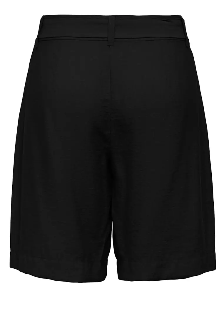 High Waist Bermuda Shorts
