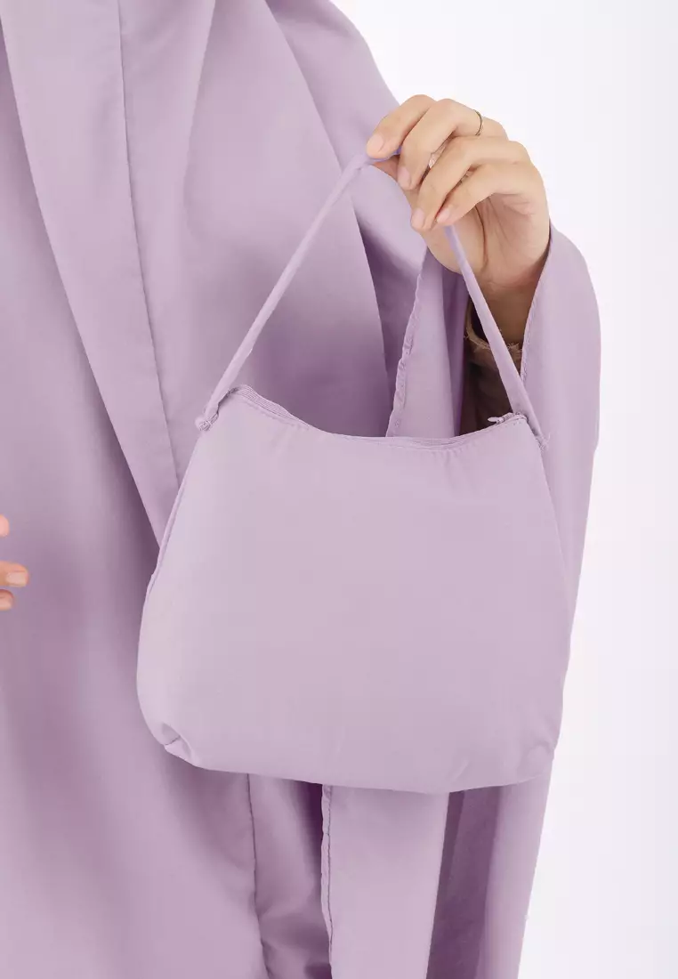 Zelena - Qila Prayer Set | Mukena Rayon Dewasa 2in1 - Purple