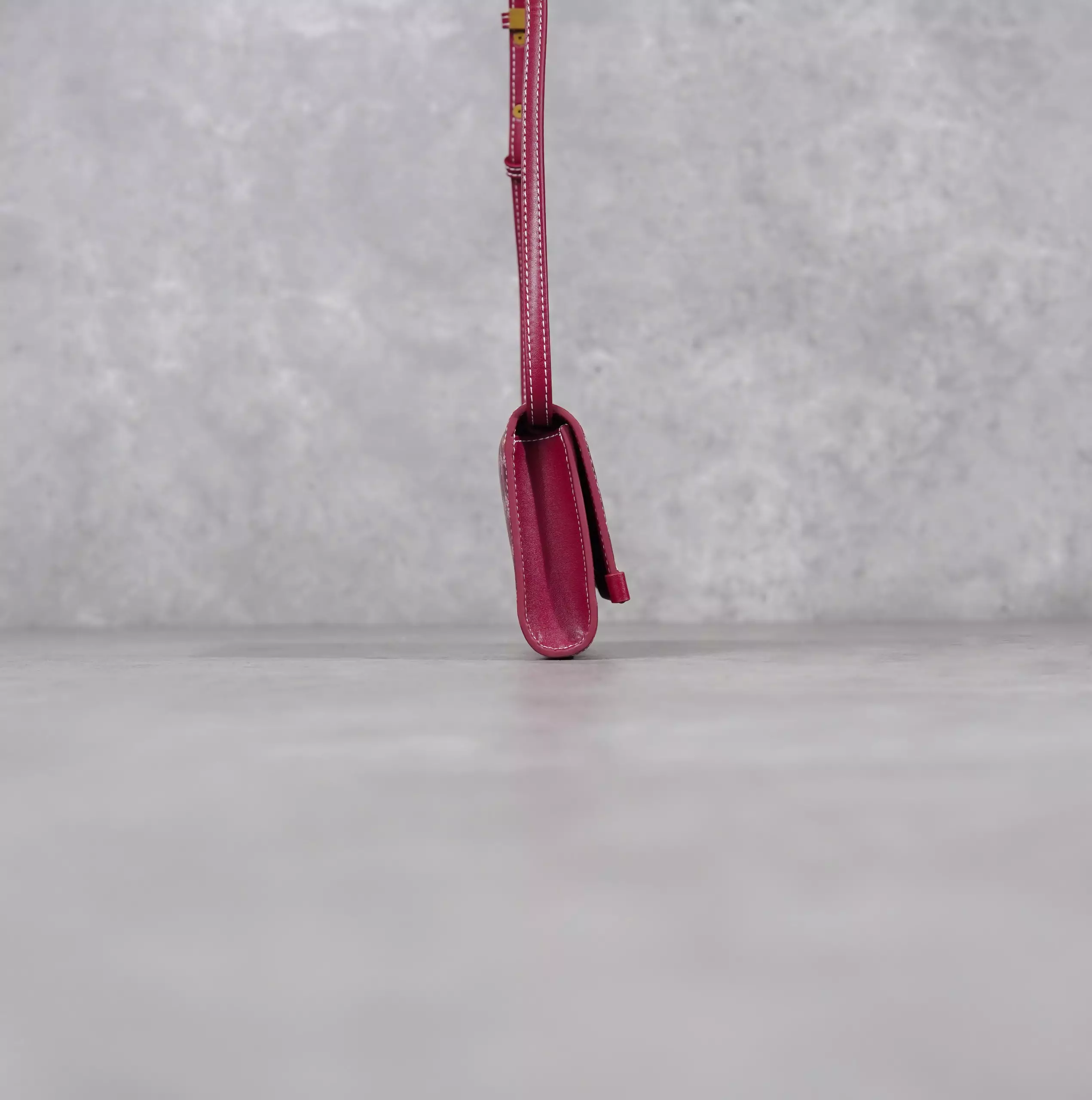 Tas CHRISTY NG DIEGO MONOGRAM PATTERN BURGUNDY SHOULDER BAG 100% ORIGINAL