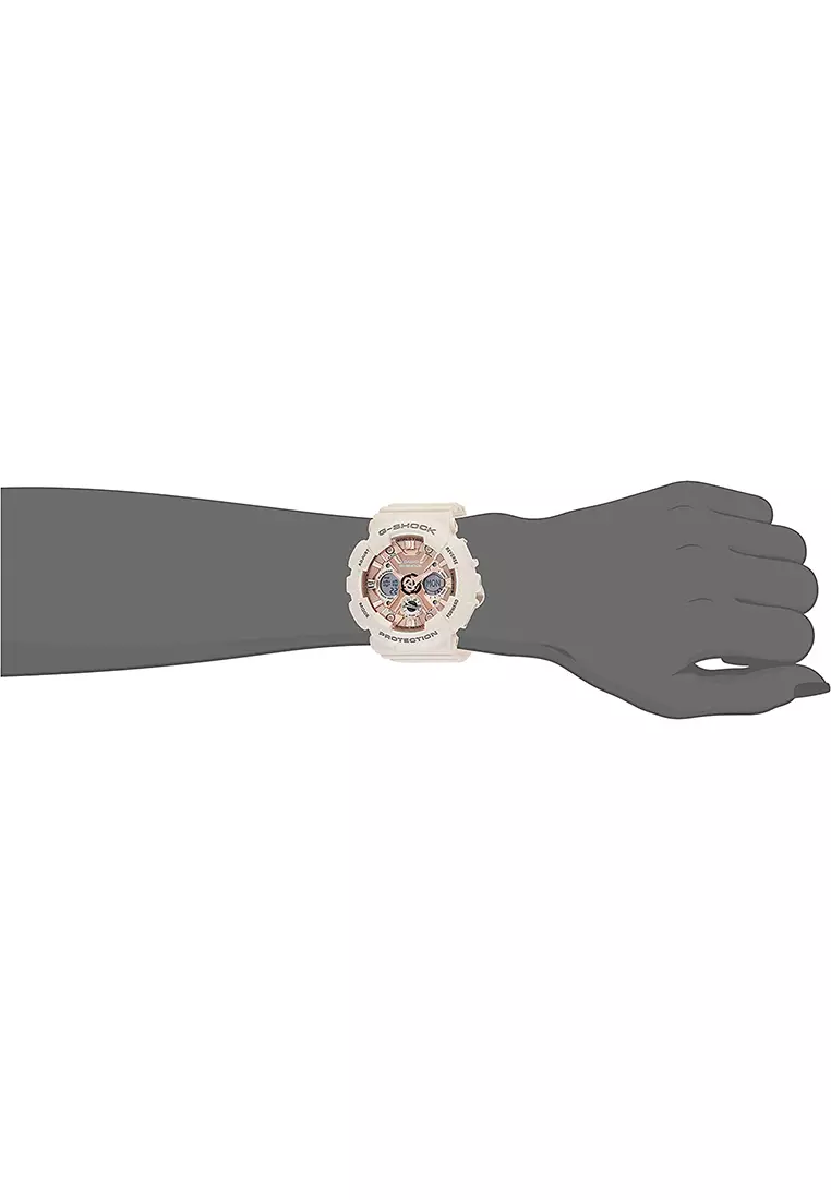 G-Shock - Jam Tangan Pria - Rosegold - Resin Strap - GMA-S120MF-4A