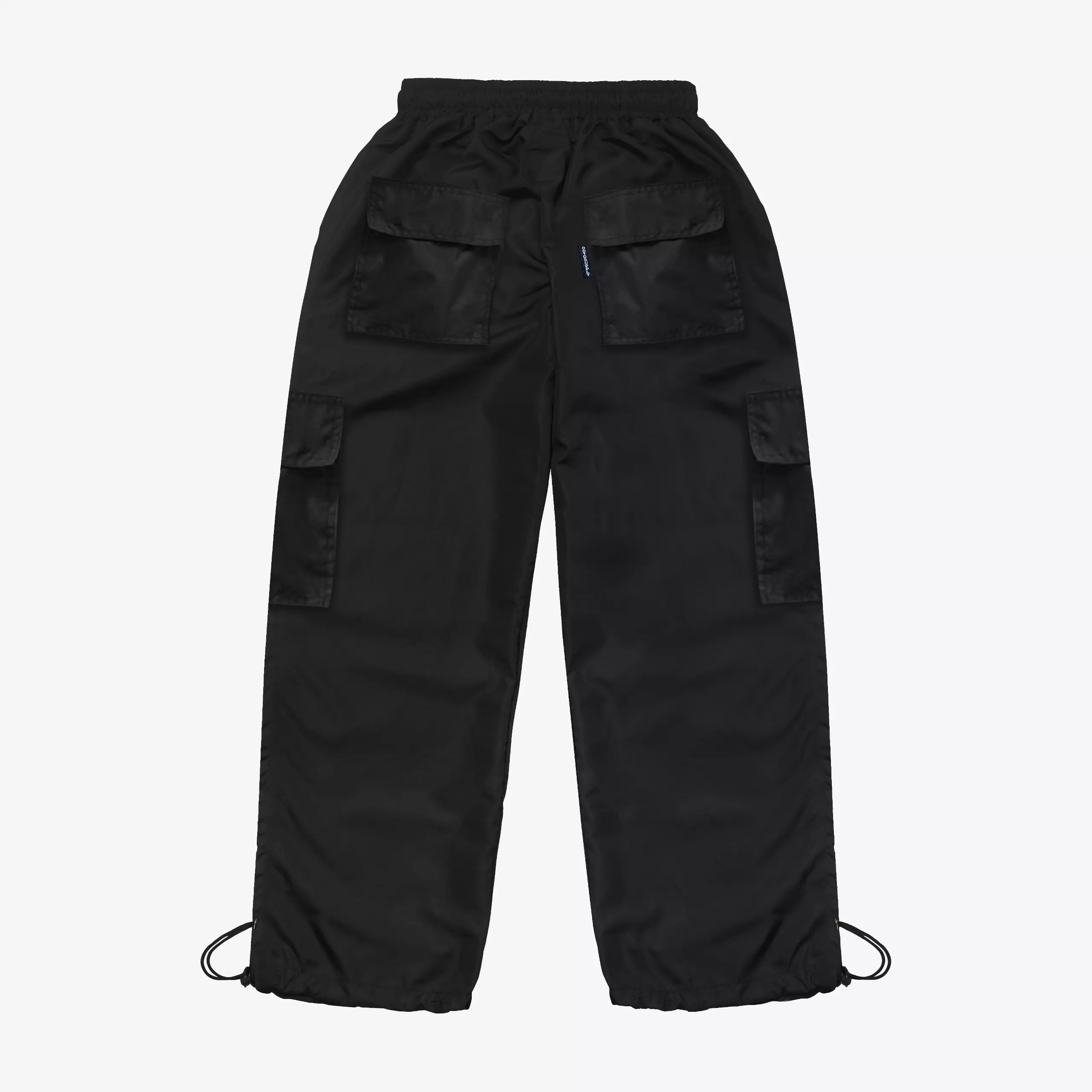 OOTDSUPPLY Celana Cargo Panjang Parachute Keystone Black | Celana Panjang Unisex LPPC001