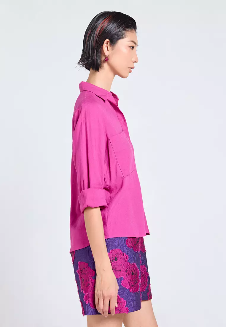 Casual Workwear Linen Shirt