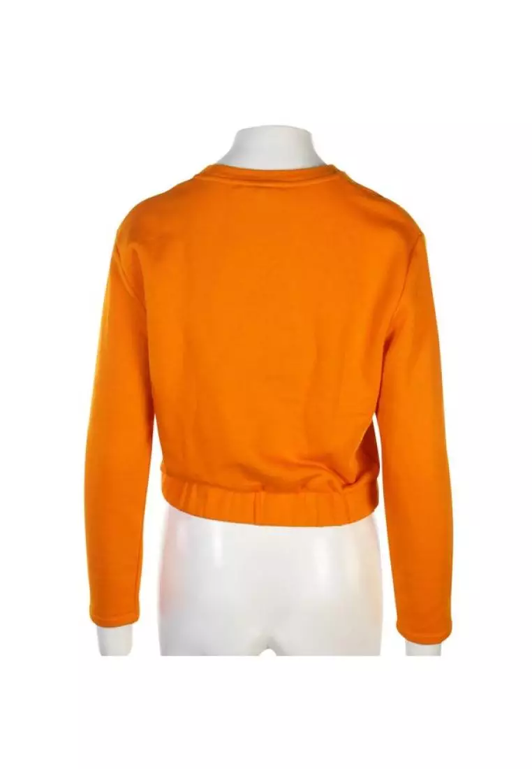 Orange designer sweatshirt clearance