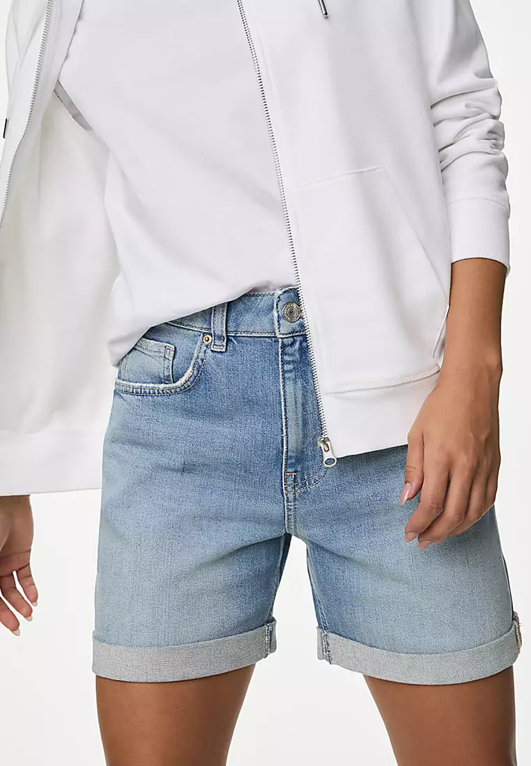 Denim Boyfriend Shorts