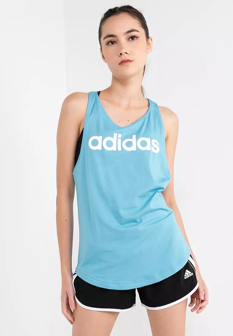 essentials loose logo tank top