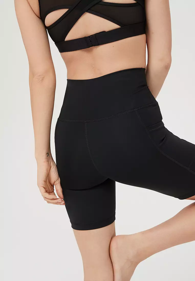 Goals Pocket High Waisted 7" Bike Shorts