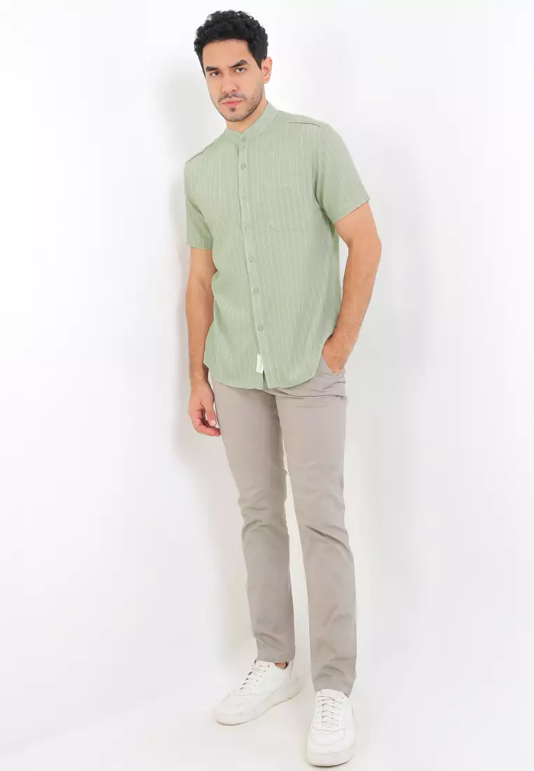 Kemko Couple Keluarga Motif Stripe - Saddil Shirts