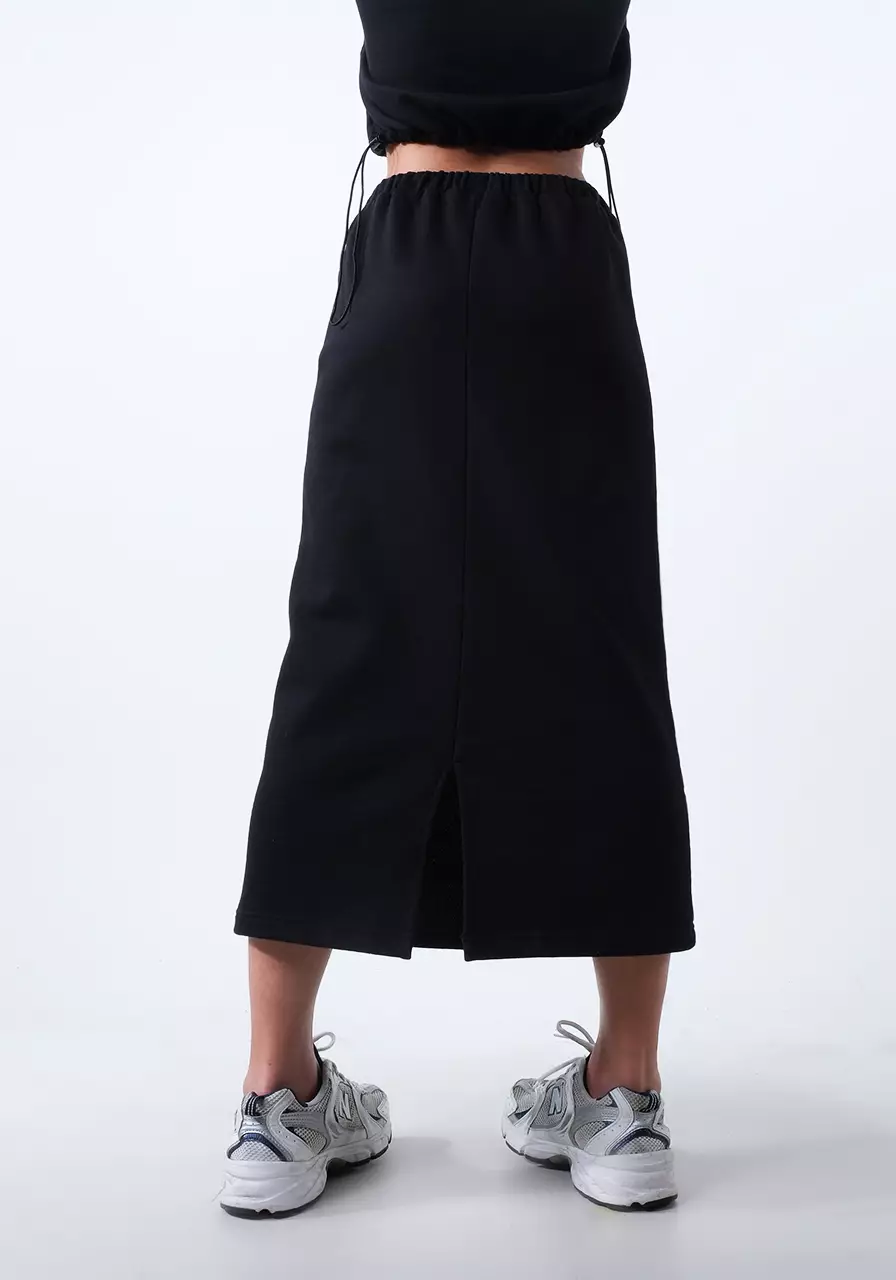 Rok Midi Wanita Kirby Black