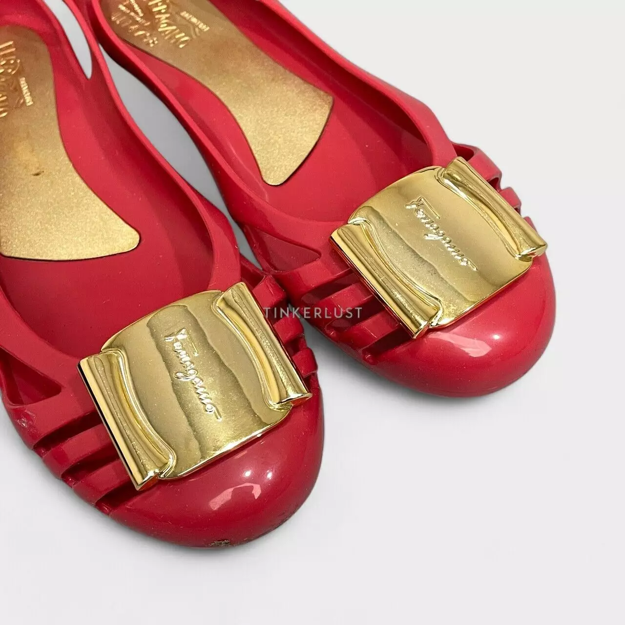 Sepatu Salvatore Ferragamo Shoes Red Ferragamo Jelly Shoes Jual