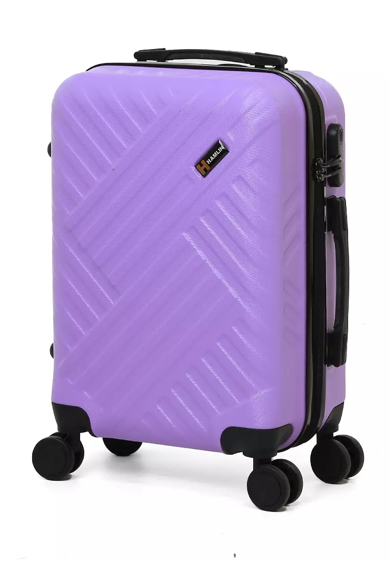 Carlton Koper Unisex Size 20 Inch Suitcase Large Compartment Material ABS+PVC Coated ORIGINAL - Purple