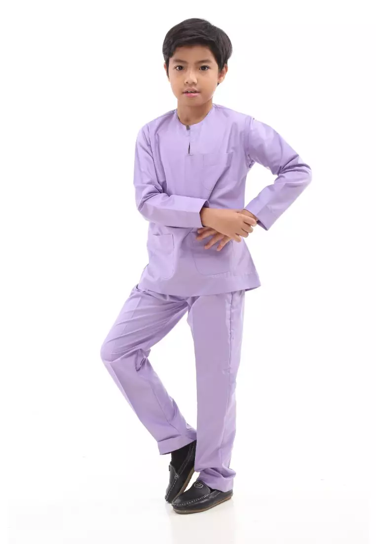 Baju Melayu Moden Teluk Belanga For Kids