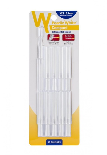 Pearlie White Pearlie White Compact Interdental Brush XXS 0.7mm (Pack of 10s) 4E413ES247A93AGS_1