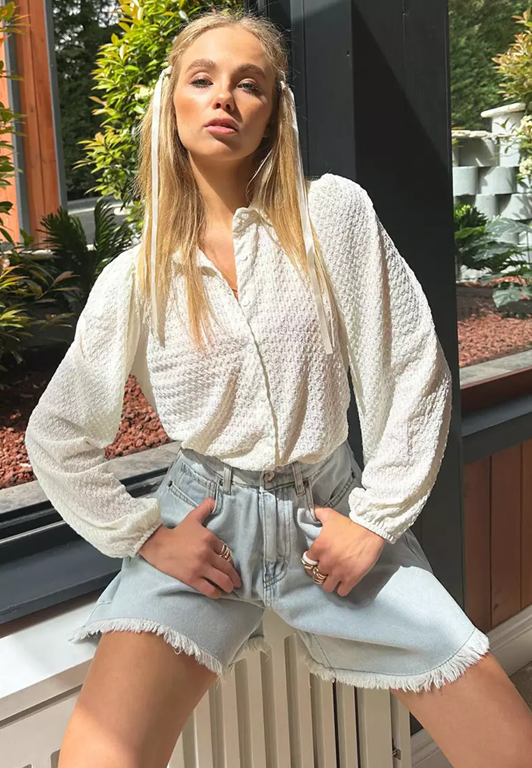 Puffed Sleeves Shirt