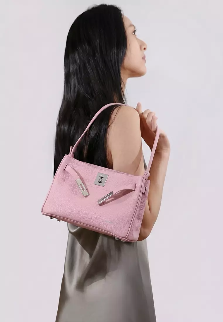 SAOIRSE Soft Structural Belt Tote II Mini - Candy Pink