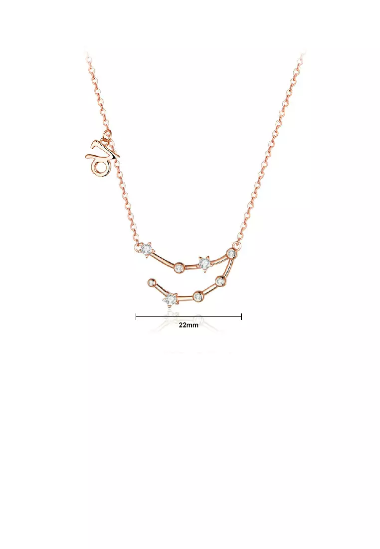 Buy SOEOES 925 Sterling Silver Plated Rose Gold Fashion Simple