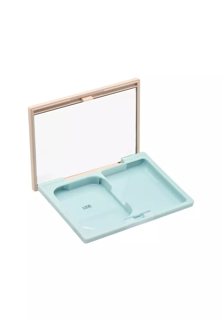 SOFINA Powder Foundation Case (Blue+Pink)(1pc)1piece