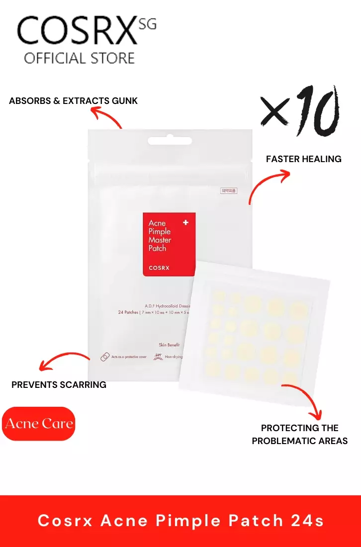 Buy COSRX Cosrx Acne Pimple Patch 24s X10 2025 Online | ZALORA