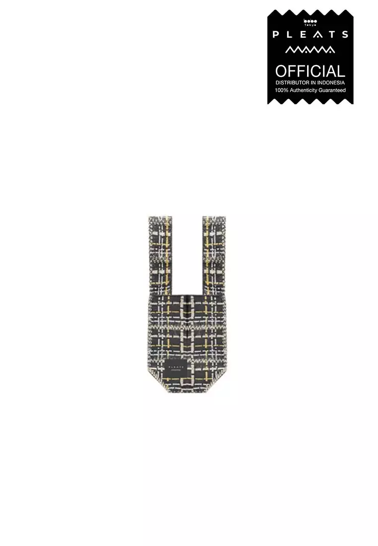 Tas Pleatsmama - Tweed Mini Tote Bag - Official Bobo Tokyo