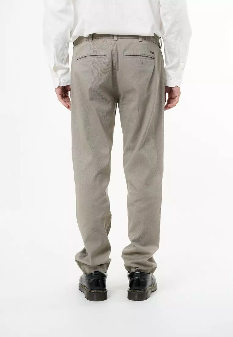 Greenlight Essential Men's Long Chinos Pants Regular Fit Cotton Spandex Arwen HP-C031225