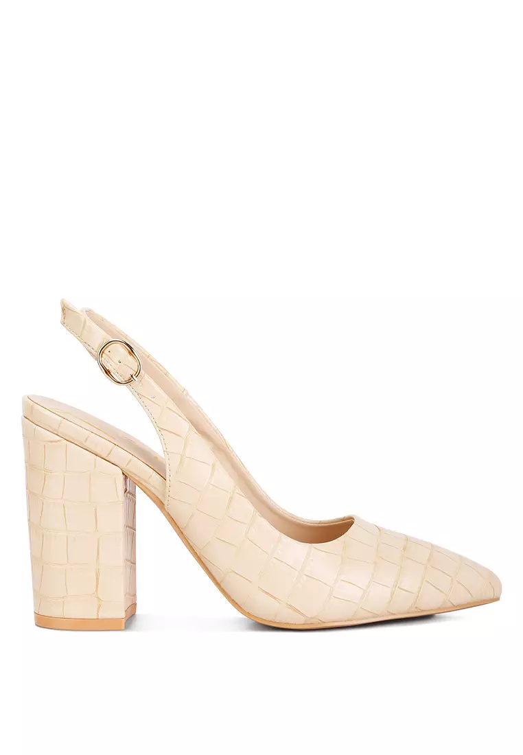 New look sling back shoes sale