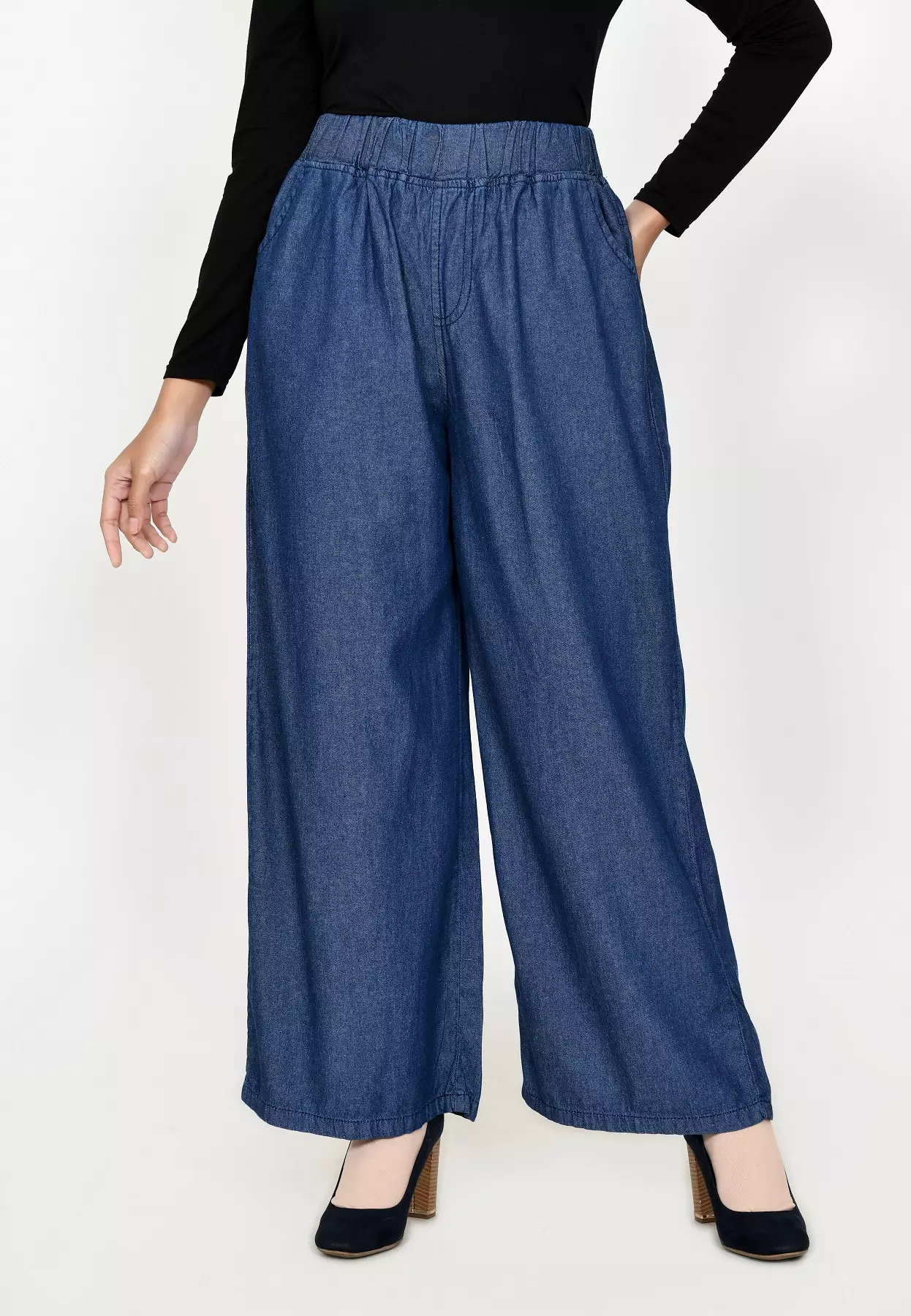 Pallazo Kelly [Panjang 102 cm - Dark Blue]