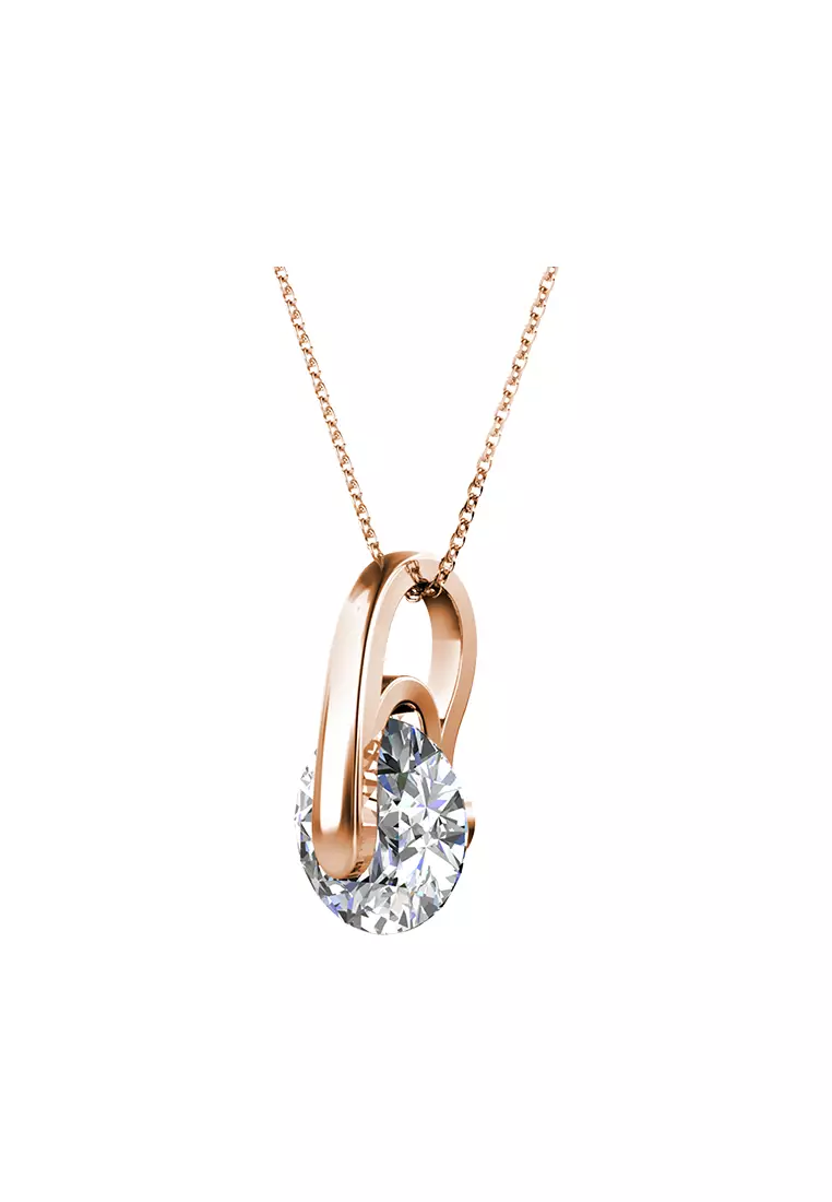 Classy Pendant RG - Kalung Crystal Swarovski by Her Jewellery