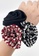 ROSARINI black and red 3-Pack Rose Hair Tie 32798AC2ABBB21GS_2