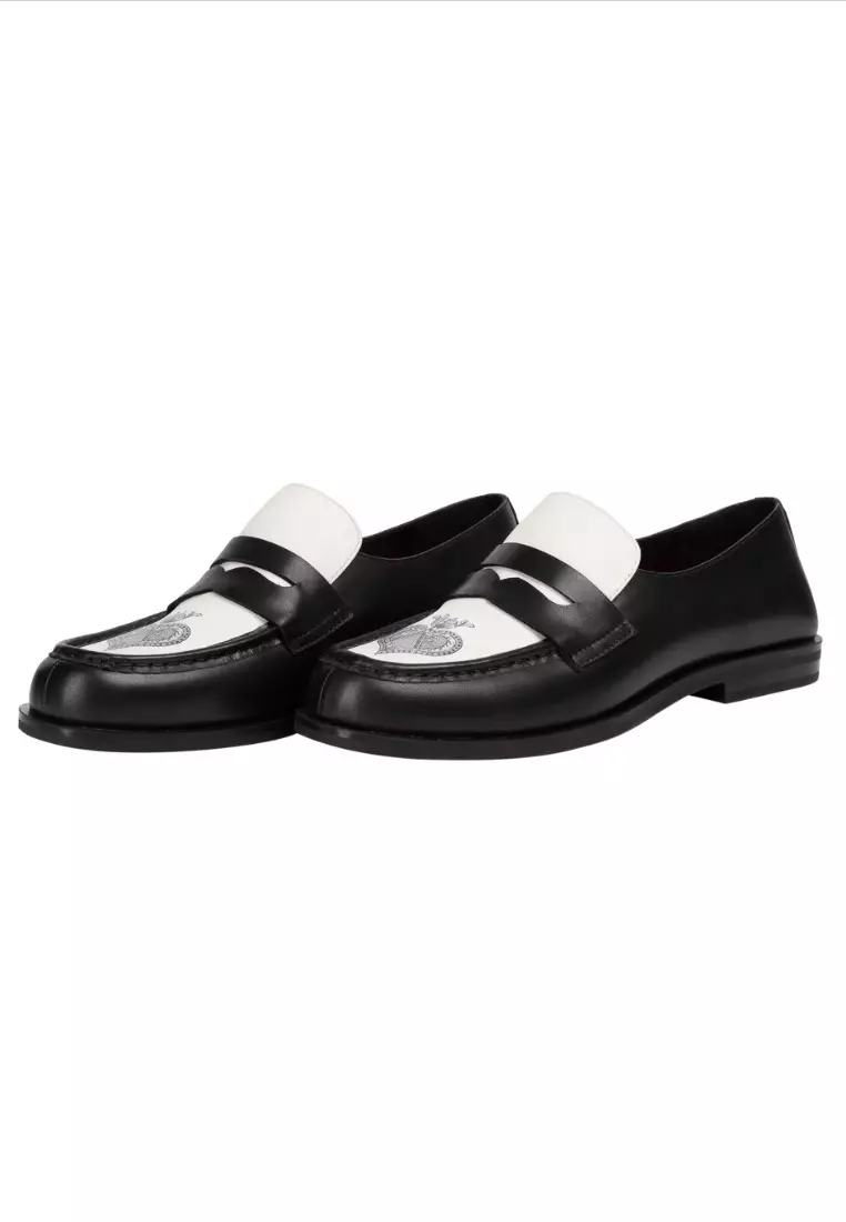 Ladies High-end Fashion Loafers - Black