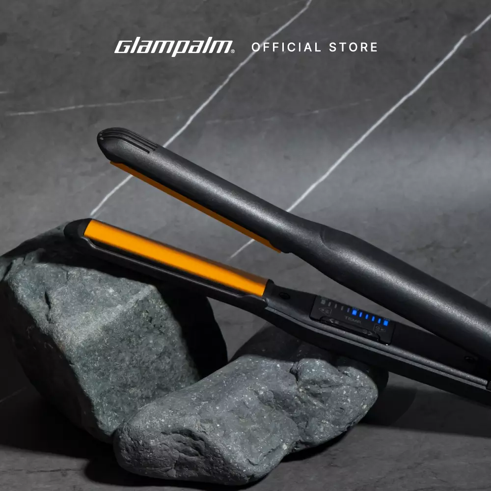 Glampalm Catokan Pelurus Rambut Crescent Volumizer GP106BL