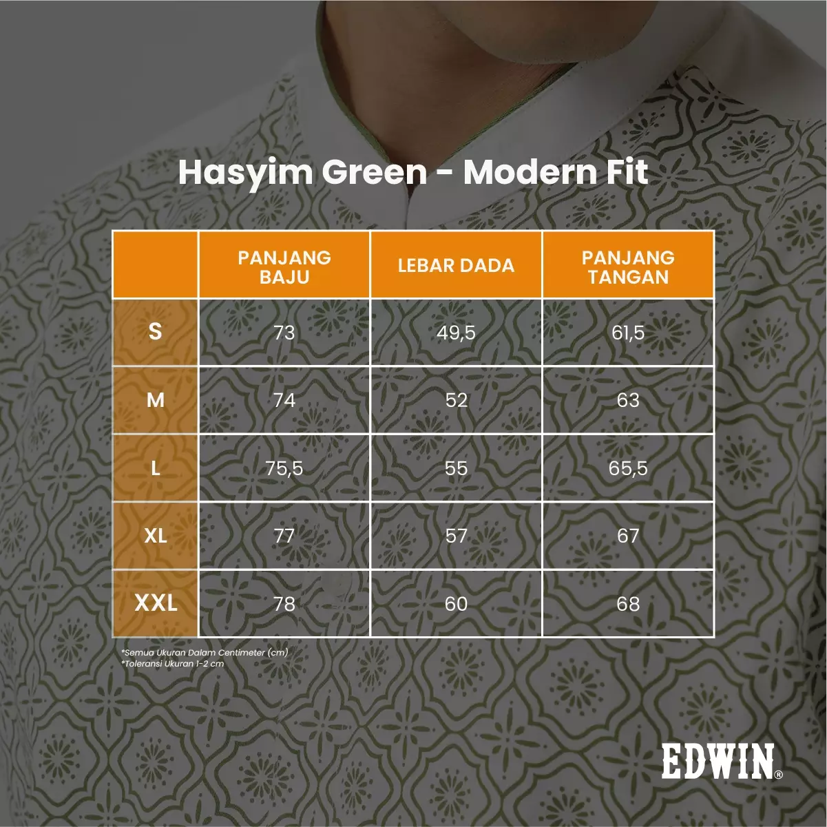 Kemeja Koko Pria Lengan Panjang HASYIM OLIVE GREEN Baju Muslim Pria