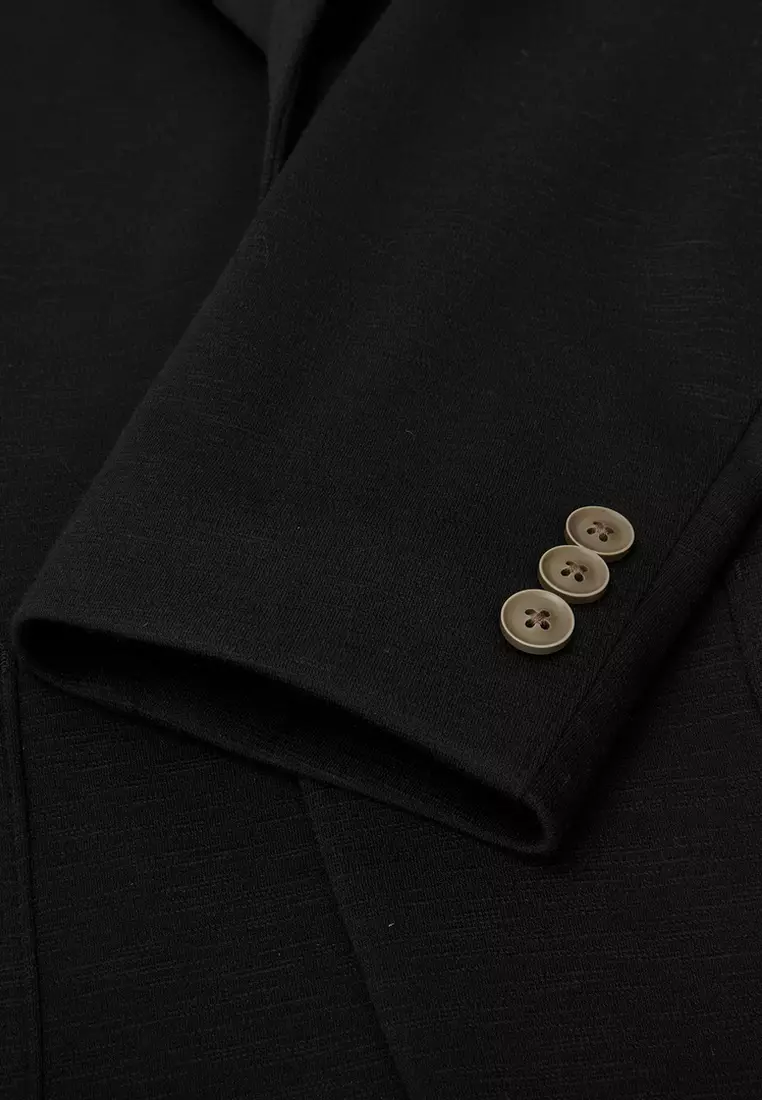 聚酯棉混紡休閒西裝外套