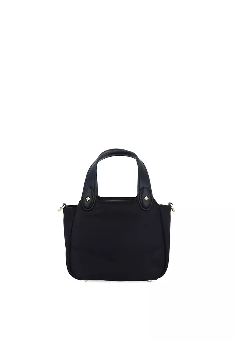 Cuddly Nylon Handbag S - Black