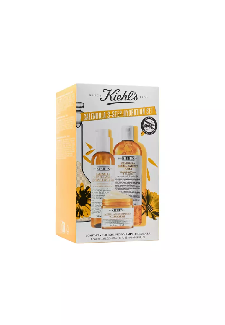 Buy Kiehl's Kiehl's Calendula 3-Step Hydration Set (3pcs) 3piece