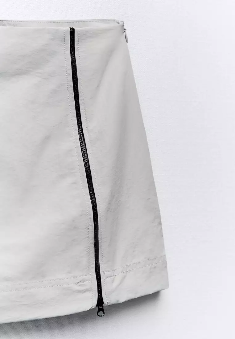 YUNSE ♥ Zipper Skirt /追跡付 ZARA Double Zipper Mini Skirt 2025 | Buy ZARA Online
