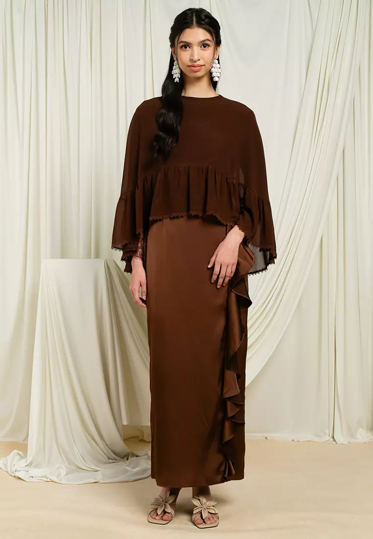 Zarina Ruffles Kurung Set