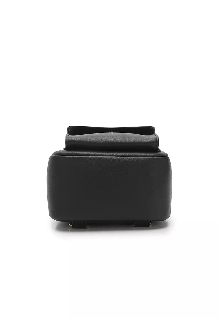 Women's 2-Way Backpack / Crossbody Bag / Sling Bag (Tas Ransel Wanita & Tas Punggung Wanita / Tas Selempang Wanita) - Hitam