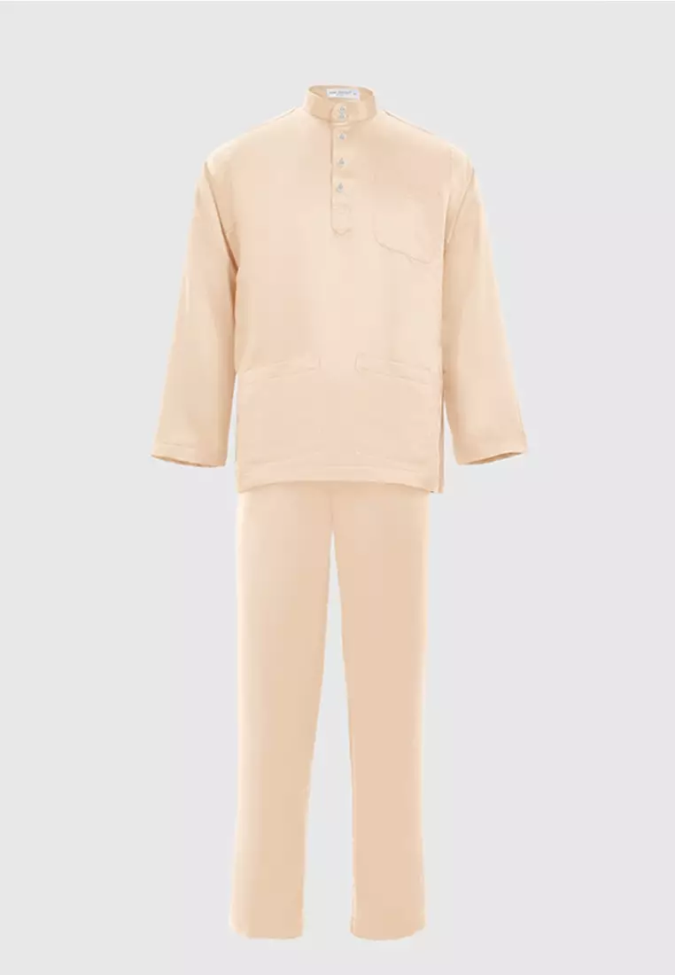 Gene Martino - Baju Melayu Satin Classic Fit 666