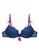 ZITIQUE blue See-through Lace Lingerie Set (Bra And Underwear) - Blue 56998USE1BC0BAGS_2
