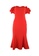 Trendyol red Sweetheart Neck Dress EFAE9AAEC16838GS_1