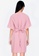 ZALORA BASICS pink Short Sleeve Dress with Drawstring 2DE5BAA9AD95C3GS_2