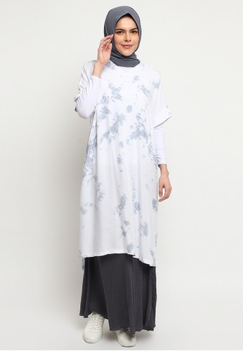 Jual Le Najwa Lidya Tunik Tie Dye Original Zalora Indonesia